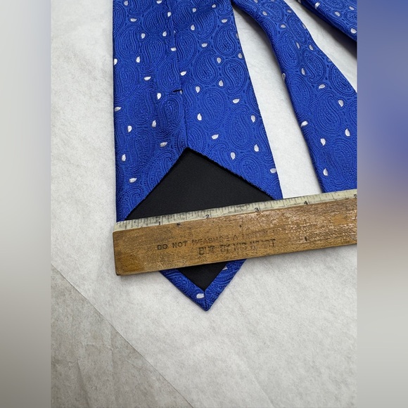 Stafford Mens Formal Necktie 58"Lx3.25"W Navy Neck Tie - Picture 5 of 5